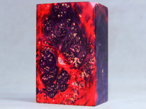 Stabilized Maple Burl Wood Mod Block